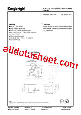 SA43-11EWA型号图片