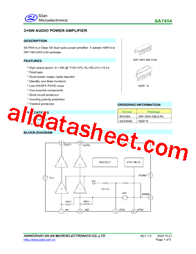 SA7454H型号图片