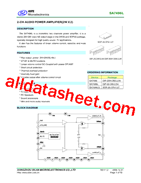 SA7496L型号图片