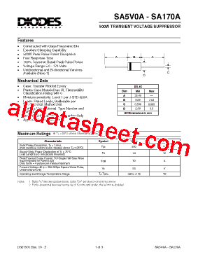 SA8V0A型号图片