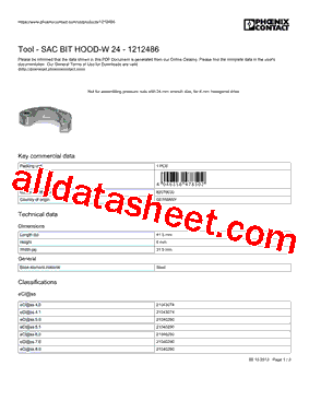 SAC-BIT-HOOD-W-24型号图片