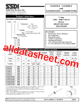 SAM30UFSMS型号图片