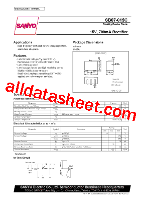 SB07-015C型号图片