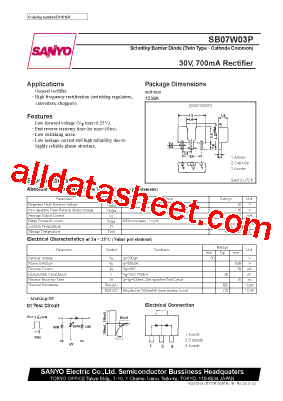 SB07W03P型号图片