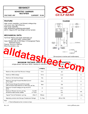 SB1045CT型号图片