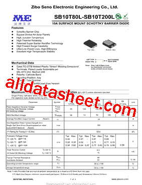 SB10T100L型号图片