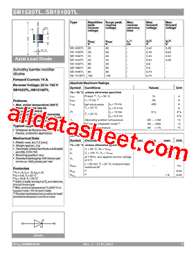 SB15100TL型号图片