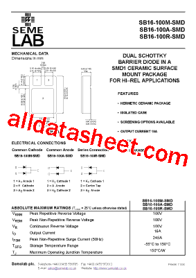 SB16-100R-SMD型号图片
