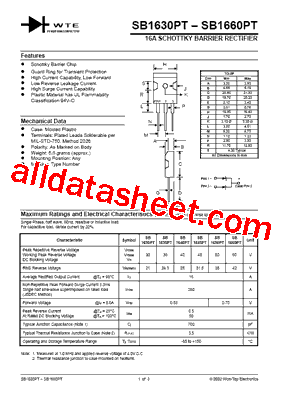 SB1660PT型号图片