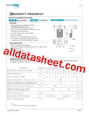 SB2550FCT型号图片