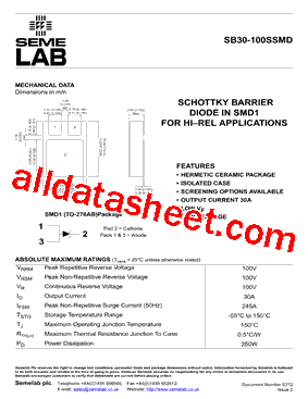SB30-100SSMD型号图片