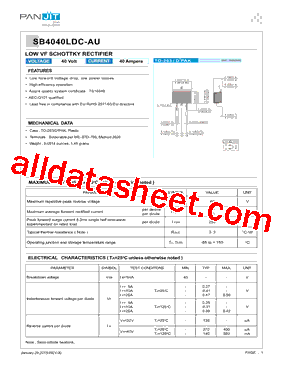 SB4040LDC-AU型号图片