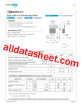 SB4045LCT型号图片