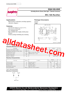 SBA160-09R型号图片