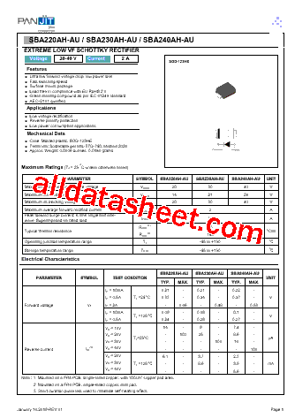 SBA230AH-AU型号图片