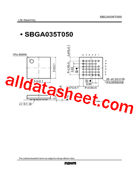 SBGA035T050型号图片