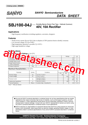 SBJ100-04J型号图片