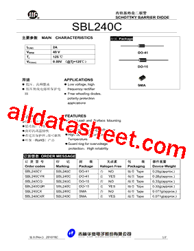 SBL240CYR型号图片