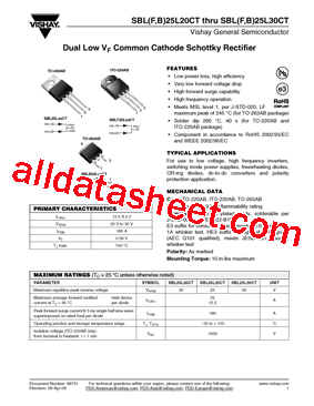 SBL25L27CT-E3型号图片