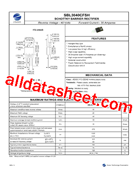 SBL3040CFSH型号图片