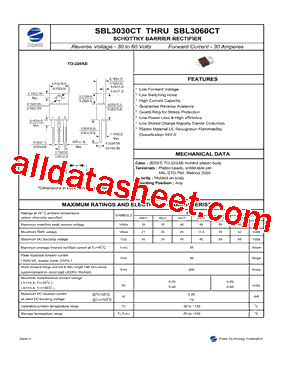 SBL3050CT型号图片