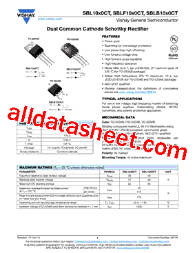 SBLB1030CTH-81型号图片