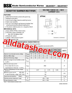 SBLB2530CT型号图片