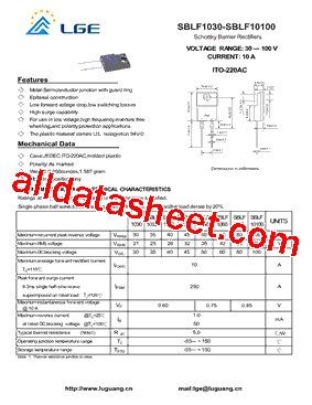 SBLF10100型号图片