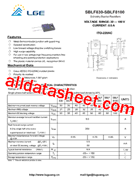 SBLF850型号图片