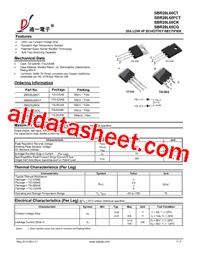 SBP20L60CT型号图片