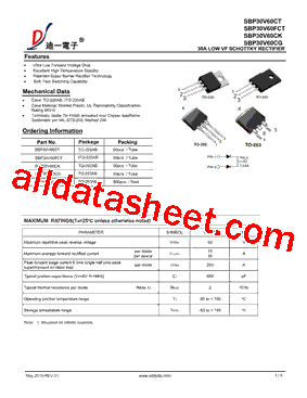 SBP20V40CT型号图片