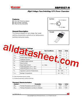SBP5027-R型号图片