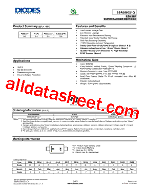 SBR0560S1Q型号图片