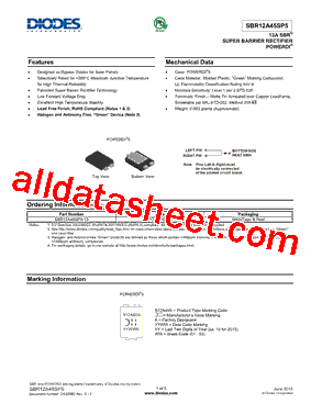 SBR12A45SP5型号图片