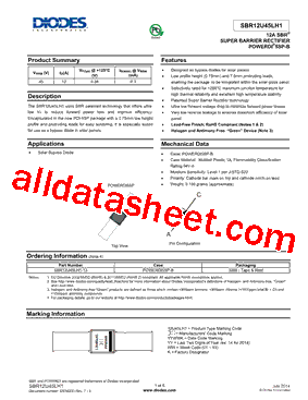 SBR12U45LH1-13型号图片