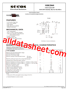 SBR2060CT型号图片