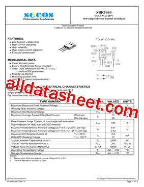 SBR3040CTFP型号图片