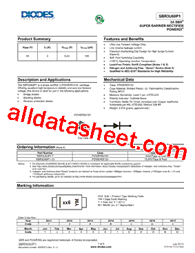 SBR3U60P1-13型号图片