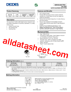 SBR40U60CTBQ-13型号图片