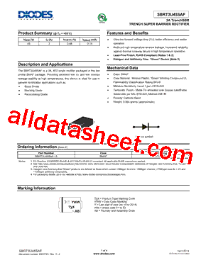 SBRT3U45SAF-13型号图片