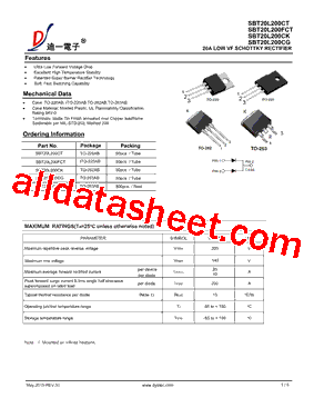 SBT20L200CK型号图片