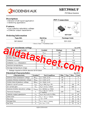 SBT3906UF型号图片