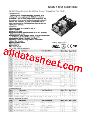 SBU120-300-1型号图片