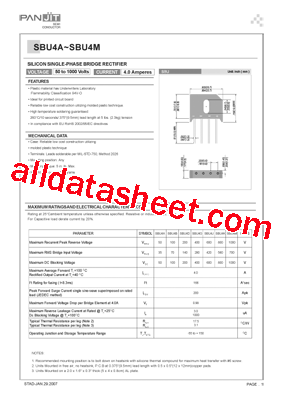 SBU4A型号图片