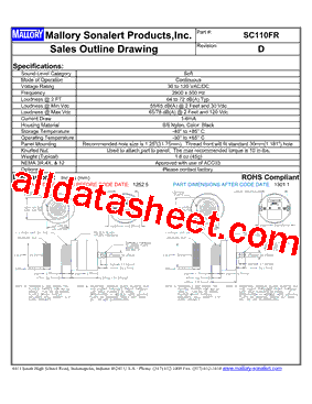 SC110FR型号图片