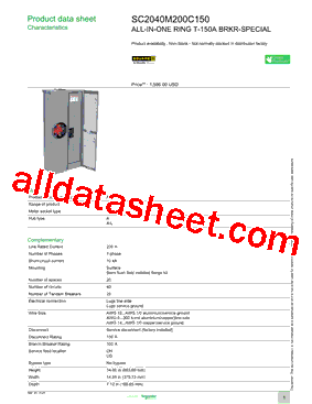 SC2040M200C150型号图片