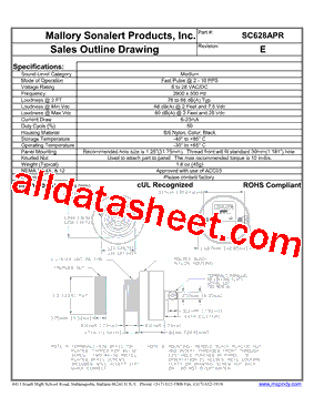 SC628APR型号图片