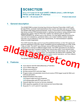 SC68C752BIBS型号图片