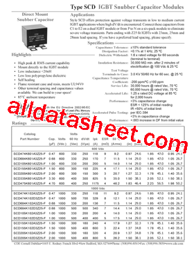 SCD105K102A3Z25-F型号图片