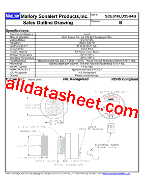 SCE016LD3SR4B型号图片